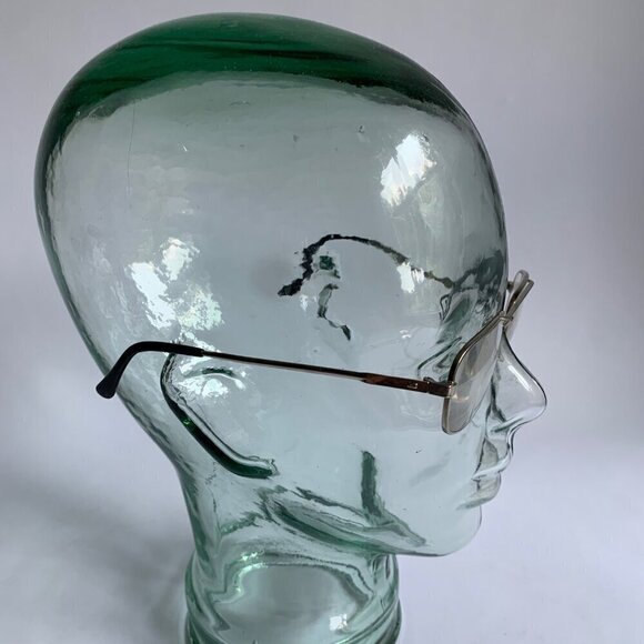 Vintage Men's Silver Framed Prescription Eyeglasses Glasses - Picture 2 of 5